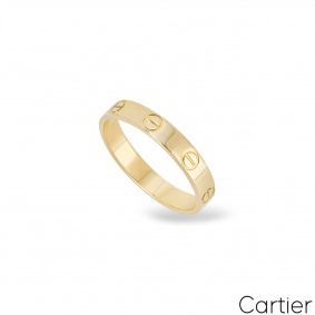 Cartier Yellow Gold Plain Love Wedding Band Size 53 B4085000 Cartier Yellow Gold Plain Love Wedding Band Size 53 B4085000